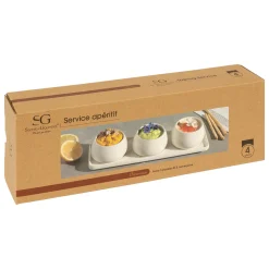 ATMOSPHERA Service apéritif 4 pièces 