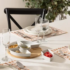 ATMOSPHERA Service apéritif 6 pièces rond Hot