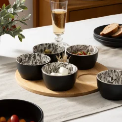 ATMOSPHERA Service apéritif 7 pièces "White Floral" Online