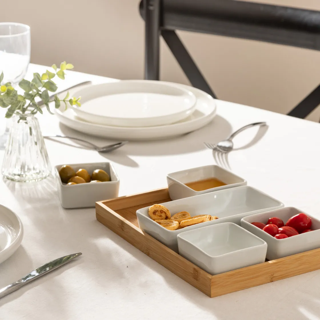 ATMOSPHERA Set apéritif 6 pièces New