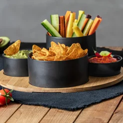 ATMOSPHERA Set apéritif 5 pièces "Modern wood" Sale