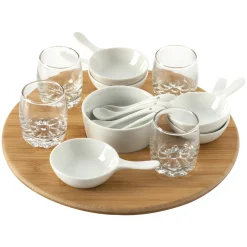 ATMOSPHERA Set apéritif tournant 14 pièces Discount