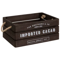 ATMOSPHERA Set de 3 cagettes bois 