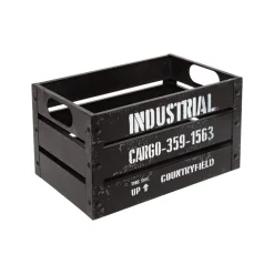 ATMOSPHERA Set de 3 cagettes "Indus" métal Hot