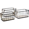 ATMOSPHERA Set de 3 cagettes "Loft" métal Online