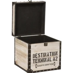 ATMOSPHERA Set de 3 malles carrées 