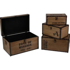 ATMOSPHERA Set de 4 malles "Rétro Factory" Sale