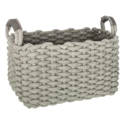 ATMOSPHERA Set de 3 paniers à anses rectangulaires 