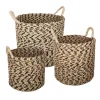 ATMOSPHERA Set de 3 paniers à anses ronds "Etnik" Sale