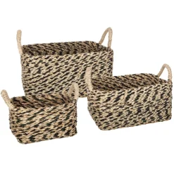 ATMOSPHERA Set de 3 paniers "Etnik" Hot