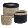 ATMOSPHERA Set de 3 paniers, jute Discount