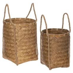 ATMOSPHERA Set de 2 paniers "Louka"