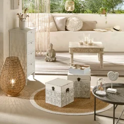 ATMOSPHERA Set de 3 photophores "Eté" Hot