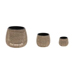 ATMOSPHERA Set de 3 pots "Cam" Hot