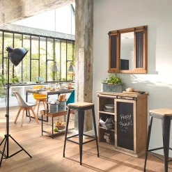 ATMOSPHERA Set de 2 seaux métal Clearance