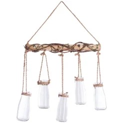 ATMOSPHERA Set de 5 soliflores suspendus, verre Online
