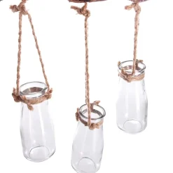 ATMOSPHERA Set de 5 soliflores suspendus, verre Online