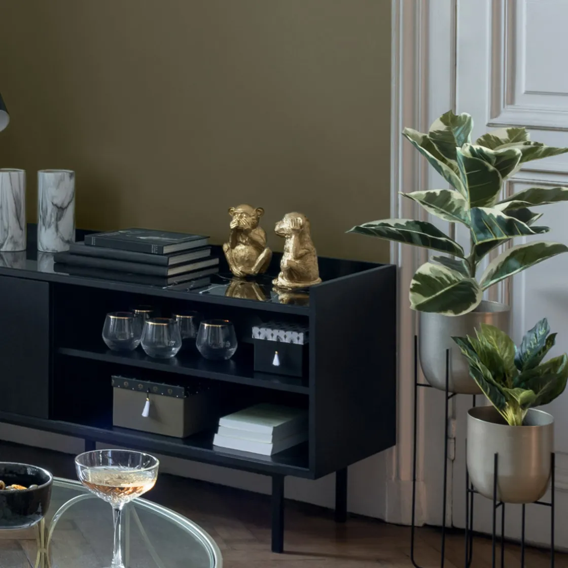 ATMOSPHERA Set de 3 statuettes "Singes sagesse" Discount