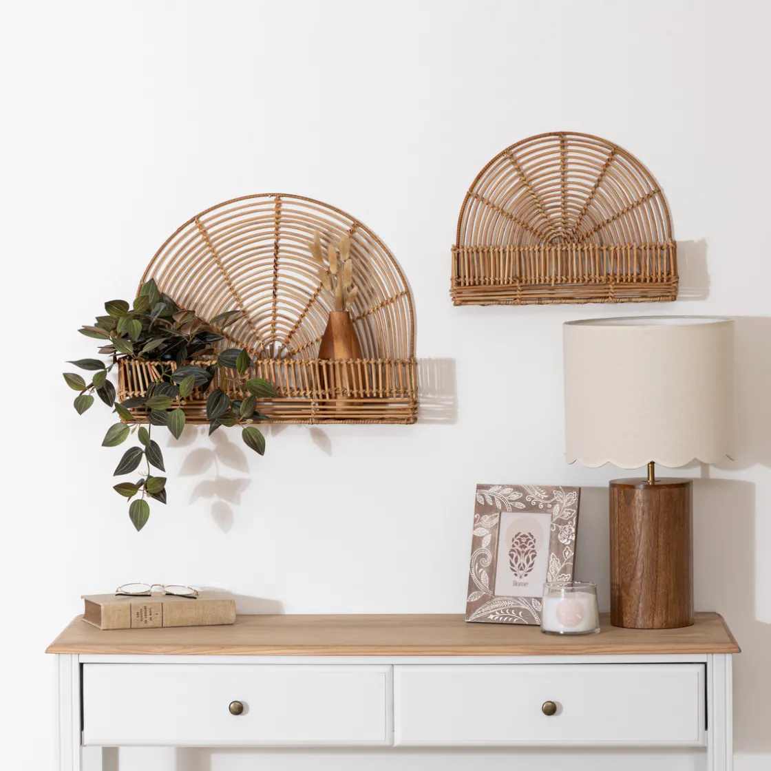 ATMOSPHERA Set de 2 étagères murales "Estela" Hot