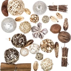 ATMOSPHERA Set de boules décoratives