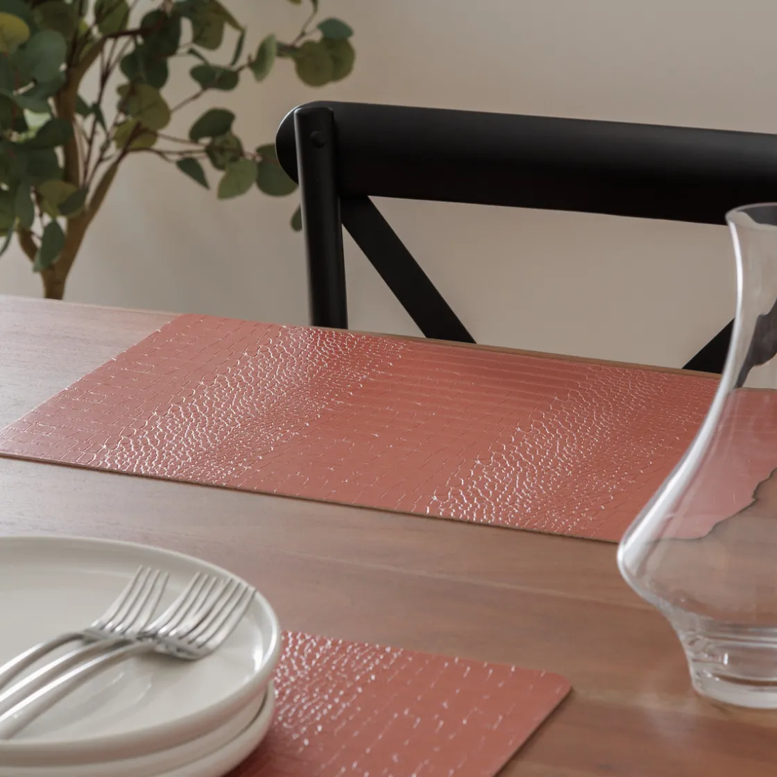 ATMOSPHERA Set de table "Croco" New