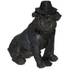 ATMOSPHERA Statuette chien assis chapeau Sale