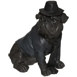 ATMOSPHERA Statuette chien assis chapeau Sale