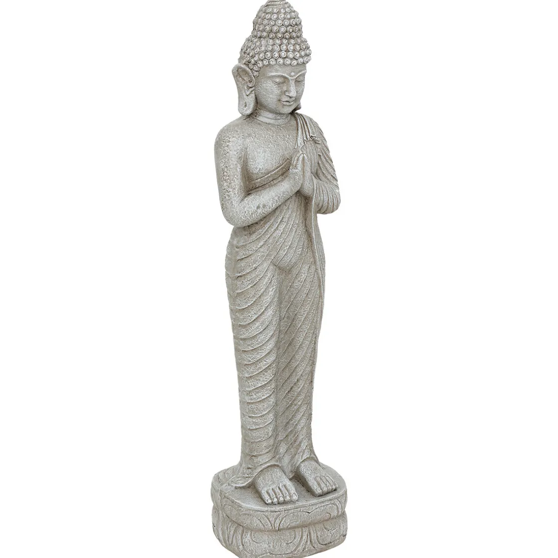 ATMOSPHERA Statuette d'exterieur Bouddha "Sakin" New