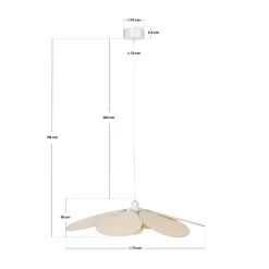 ATMOSPHERA Suspension pétales 