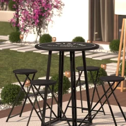 ATMOSPHERA Table 4 chaises d'extérieur Hot