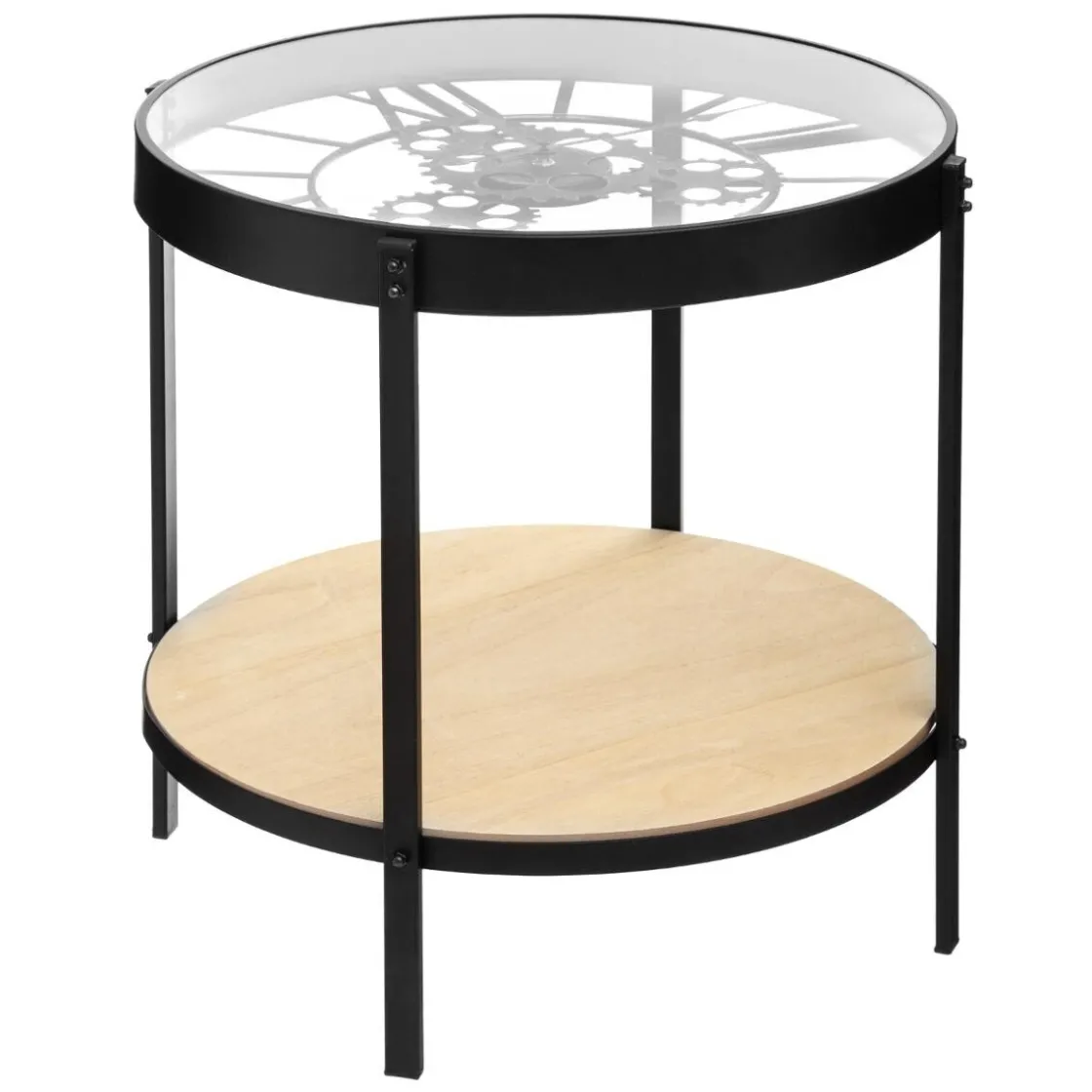 ATMOSPHERA Table d'appoint horloge