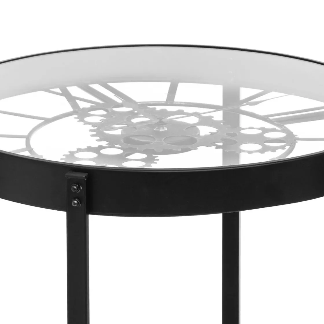 ATMOSPHERA Table d'appoint horloge