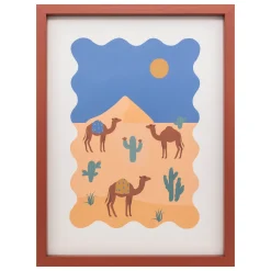 ATMOSPHERA Tableau imprimé encadré "Arone" New