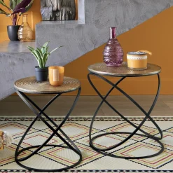 ATMOSPHERA Tables gigognes "Etnik" New