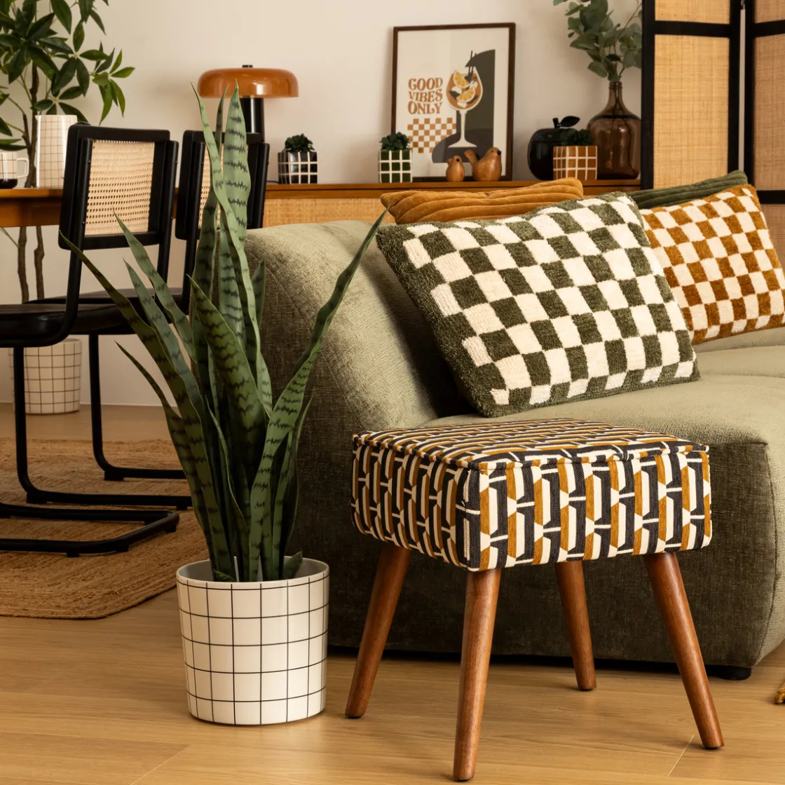 ATMOSPHERA Tabouret d'appoint "Chiara" Hot