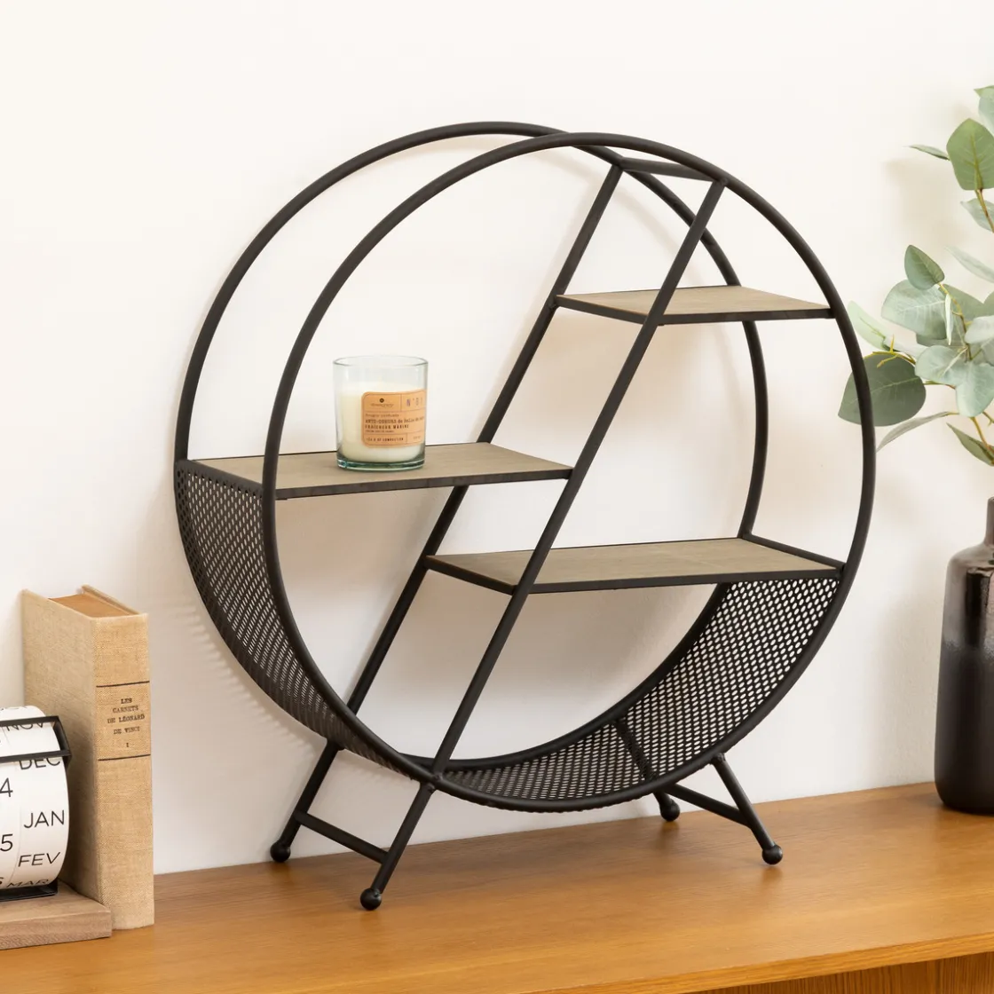 ATMOSPHERA Étagère "Timeo" ronde Hot