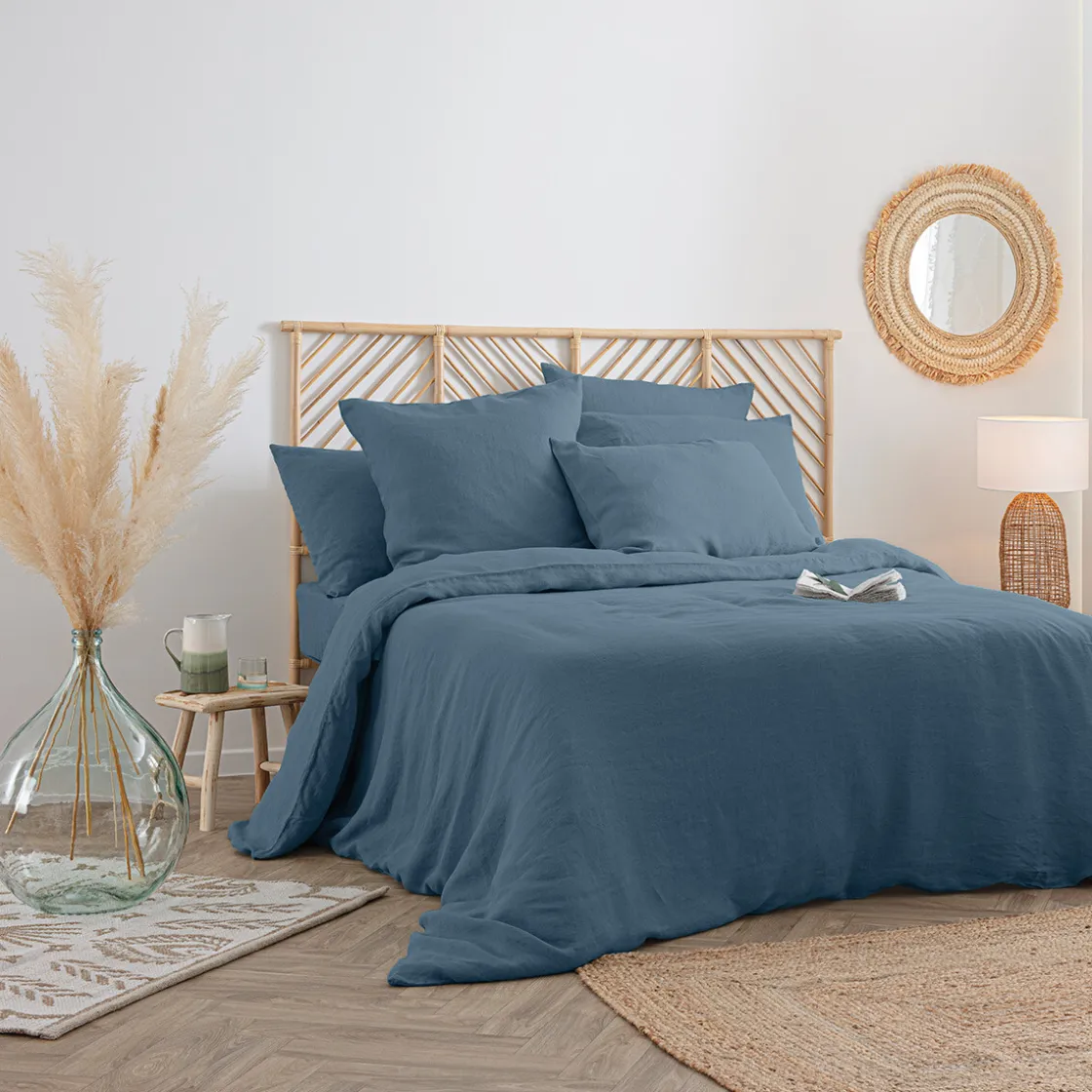 ATMOSPHERA Taie d'oreiller "Linah", lin lavé Discount