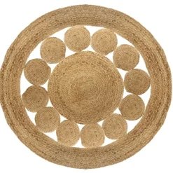 ATMOSPHERA Tapis ajouré en jute Hot