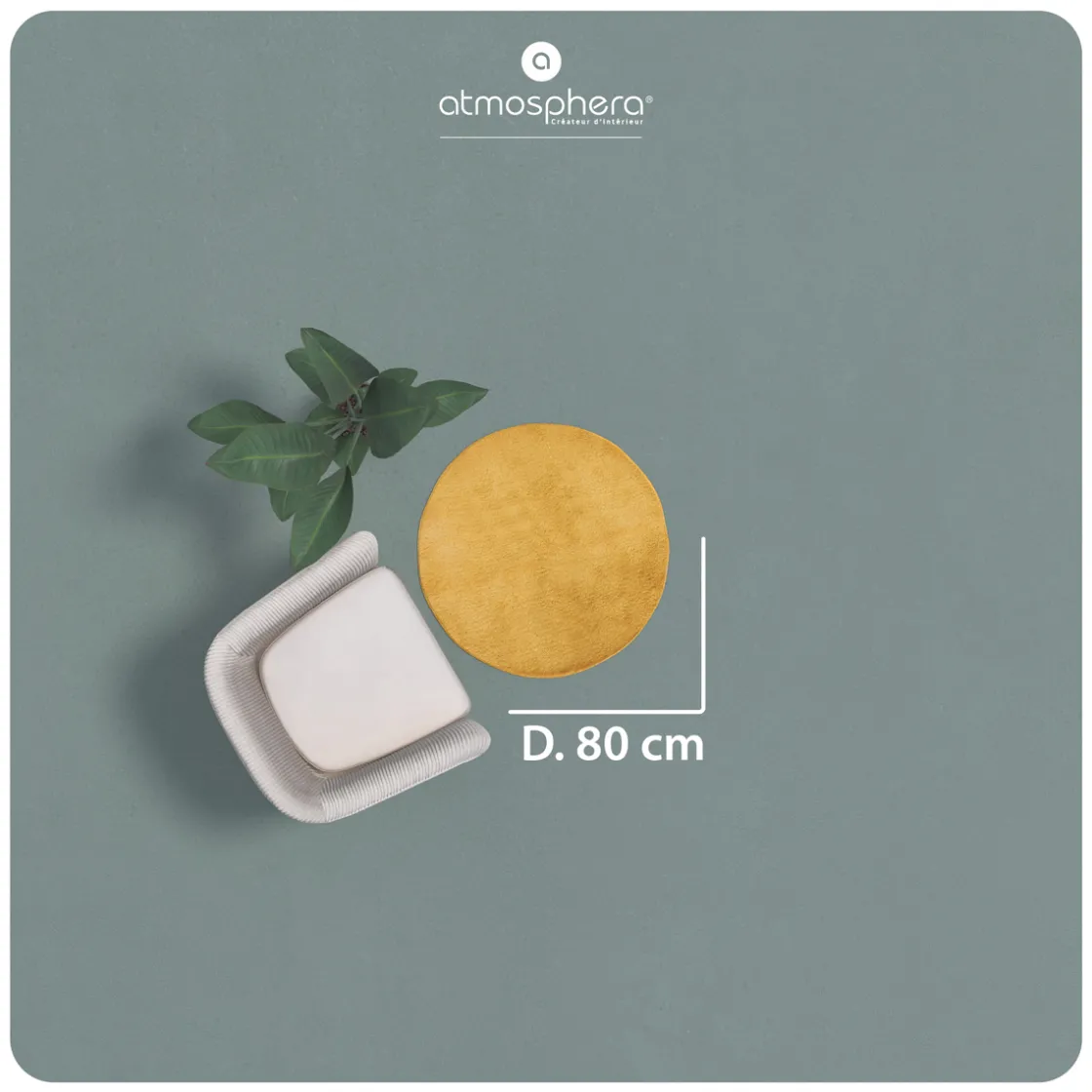 ATMOSPHERA Tapis effet fourrure "Couka" Hot