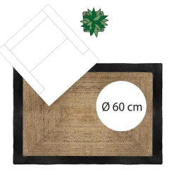 ATMOSPHERA Tapis en jute Best