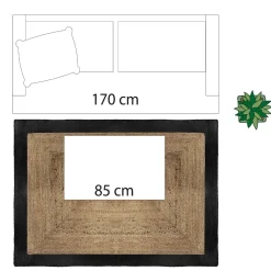 ATMOSPHERA Tapis en jute Best