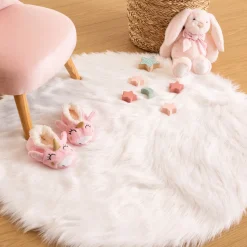 ATMOSPHERA Tapis enfant fausse fourrure Discount