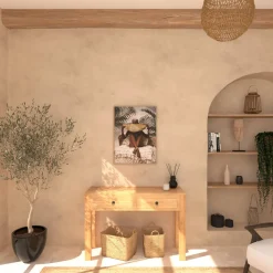 ATMOSPHERA Toile encadrée "Eliane" Hot