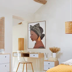 ATMOSPHERA Toile encadrée "Elina" Sale