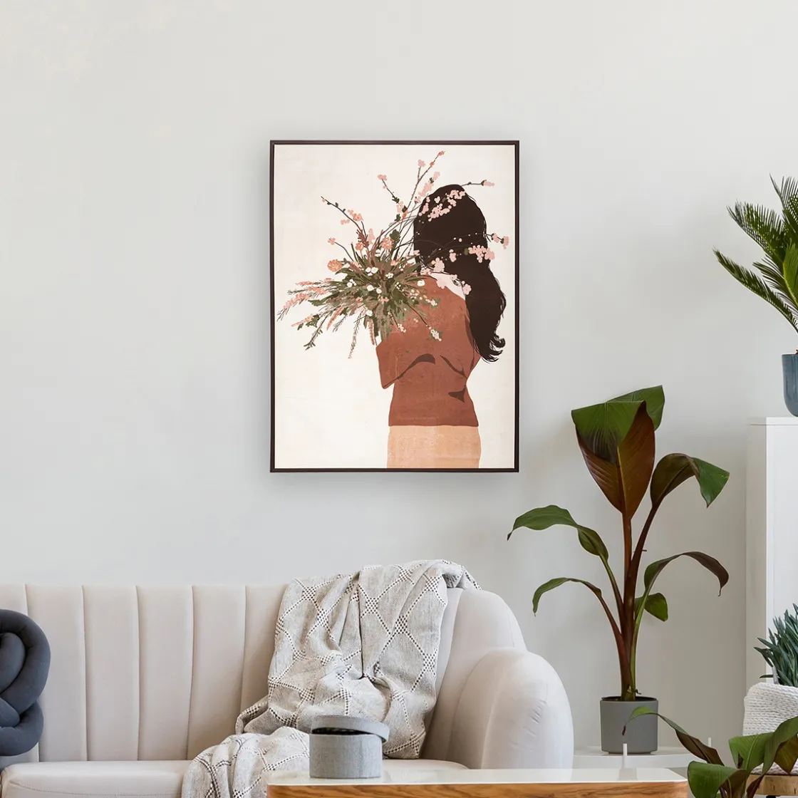 ATMOSPHERA Toile encadrée "Femme"