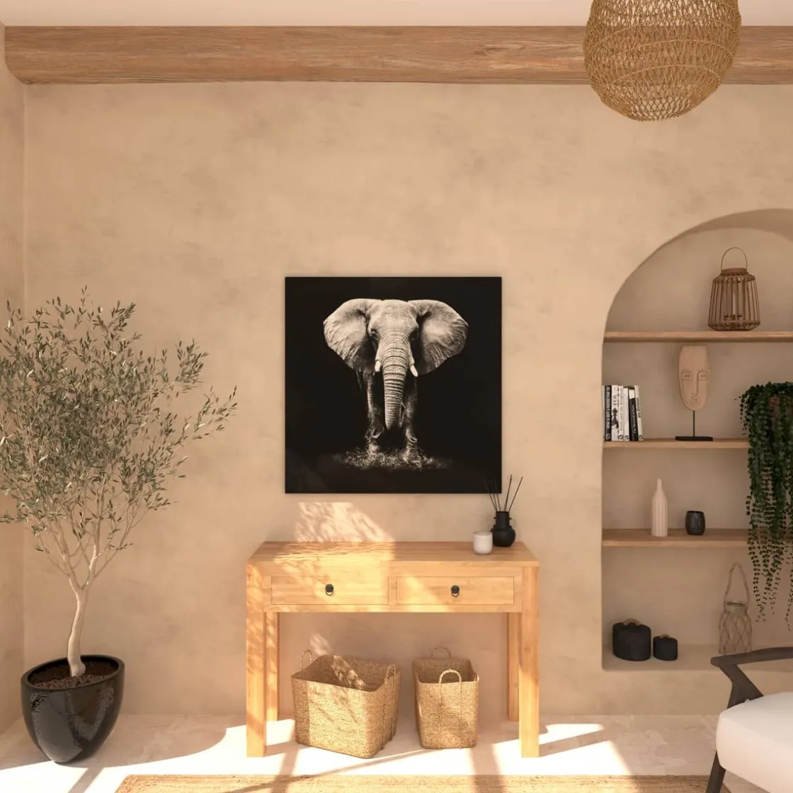 ATMOSPHERA Toile imprimée "Animaux" Online