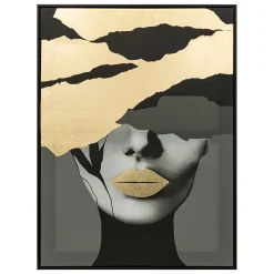 ATMOSPHERA Toile imprimée encadrée "Anaelle" Sale