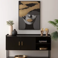 ATMOSPHERA Toile imprimée encadrée "Anaelle" Sale