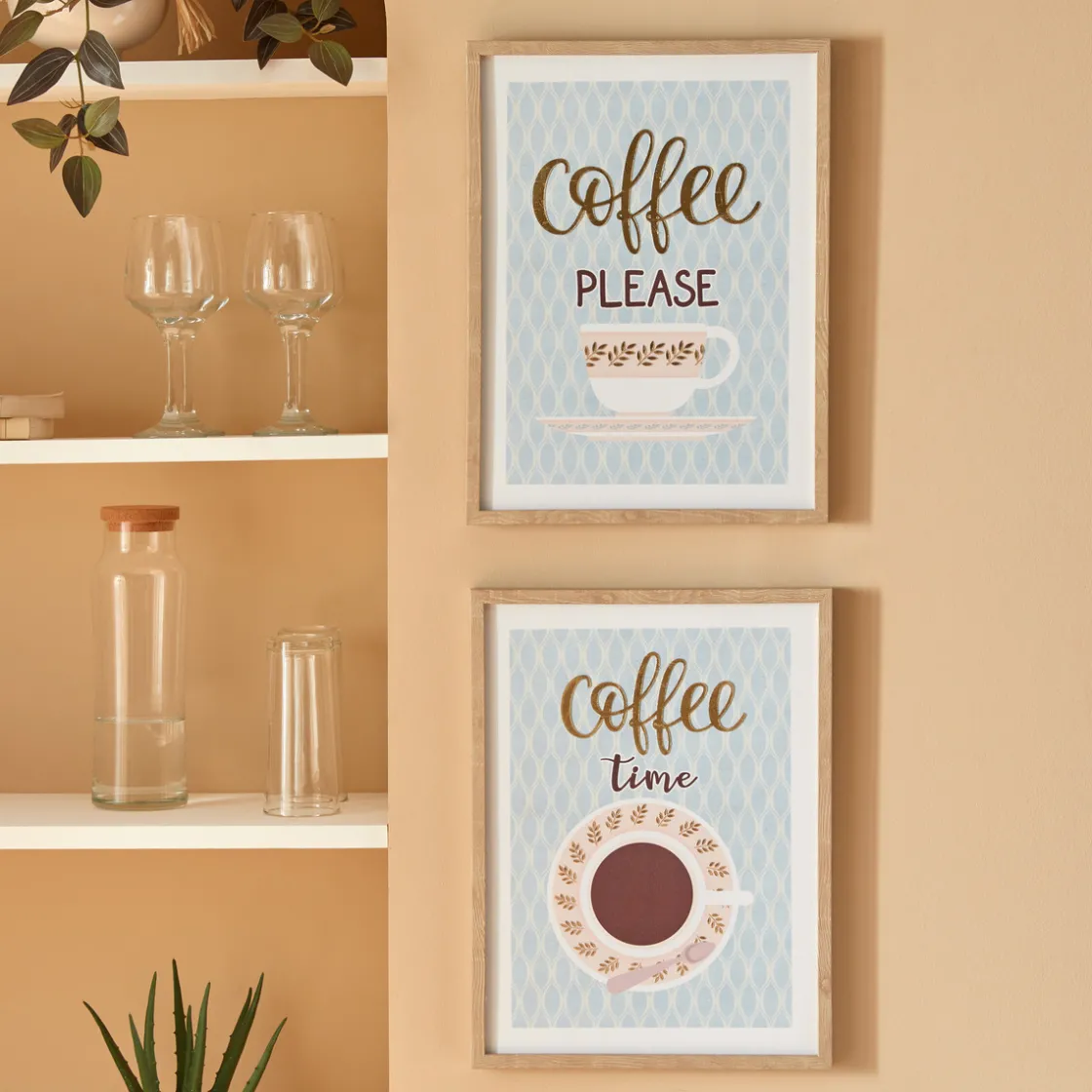 ATMOSPHERA Toile imprimée encadrée "Emy" New