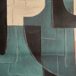 ATMOSPHERA Toile peinte encadrée 